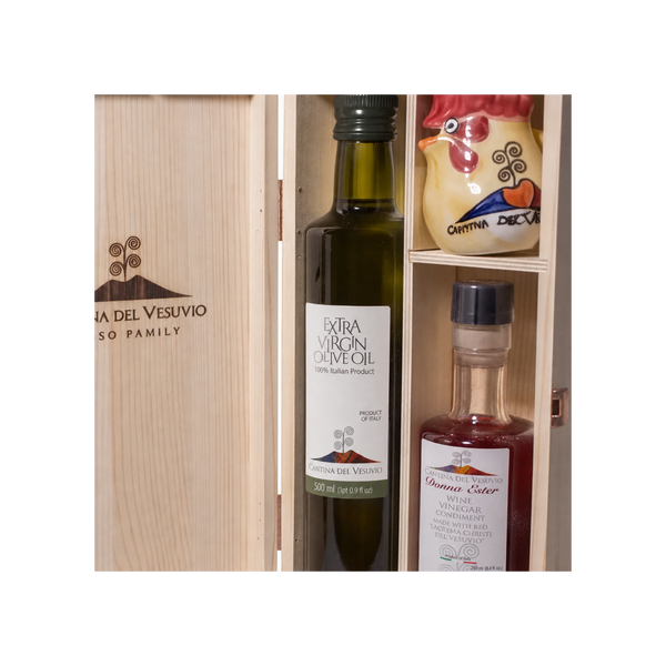 Extra Virgin Olive Oil & Wine Vinegar Gift Set